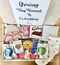 ULTIMATE Pregnancy pamper gift - Maternity Mum to be pamper gift, relaxation, New Mum Gift box, pamper hamper, mothers day care package product logo