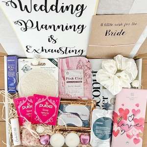 Bride to be pamper gift - bride pamper box , bride relaxation gift, Bride to be pamper hamper, bride care package