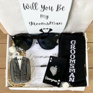 Personalised Groomsman Gift Box | Groomsman Gift for Him | Groomsman Proposal , Best Man Gift | Wedding Groomsman Gift | Groomsman Gift Set