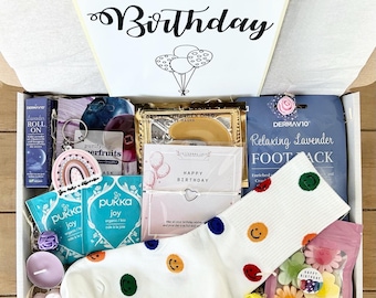 Happy birthday Gift Box -Ladies Gift Box- Birthday Hamper, Pamper Box, Spa Gift Box, Care package for her, Birthday gifts, Gift for Her