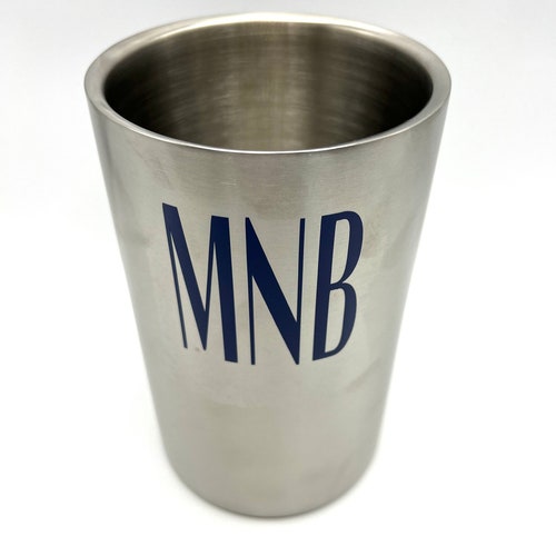 Personalized Stainless Steel Wine Chiller Bucket QUICK SHIP