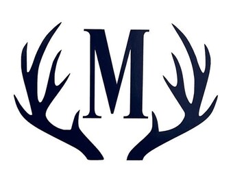 Antler Vinyl Decal (one color)