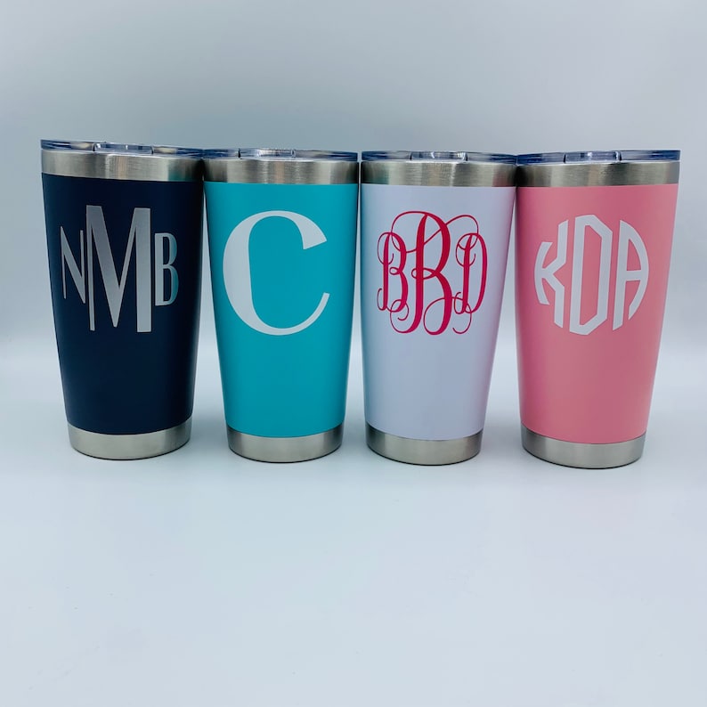 Personalized Insulated Tumblers 20 Oz. Several Colors Etsy