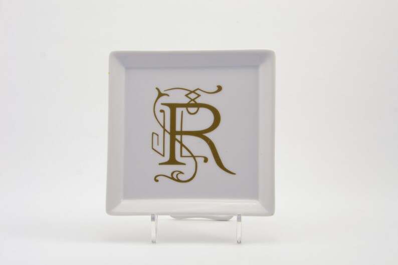 Personalized Ceramic Jewelry Tray Etsy