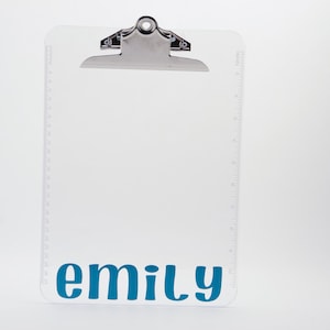 Personalized Acrylic Clipboard