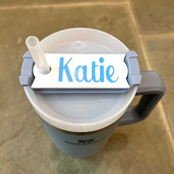 Tumbler Personalized Lid Label