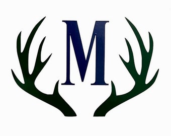 Vinyl Antler Decal (Two Colors)