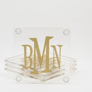 Personalized Monogramed Coasters