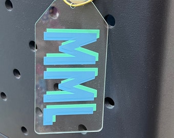 Shadow Monogram Luggage Tag