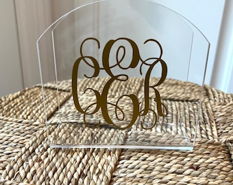 Personalized Acrylic Napkin Holder (5x5)