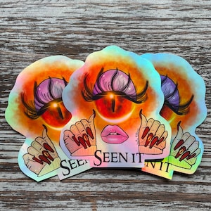 Sassy Sauron Sticker Holographic and Regular