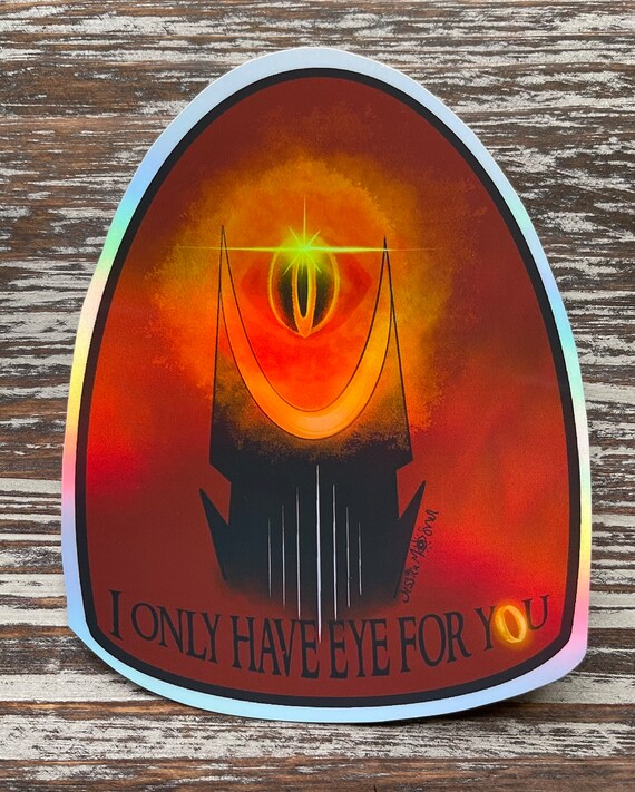 Eye of Sauron Square Icon Sticker