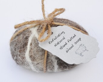 felted soap, felt soap, exfoliating soap, soap bars, felt pebble, pebble soaps, felted handmade soap, natural wool soap, natural soap