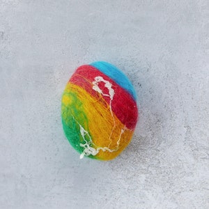 Organic soap, felted soap, natural wool soap, rainbow soap, bath and beauty, bright soap, hairy soap, exfoliating soap, soap bar