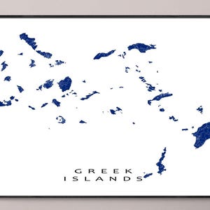 Griechische Inseln Poster und griechische Inseln Kunstdrucke für griechische Souvenir inklusive Kykladen