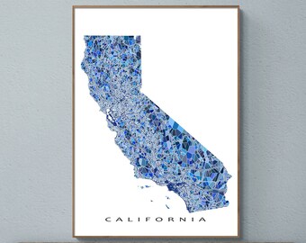 在庫わずか　貴重　アメリカ　マップ　地図　カリフォルニア　ポスター　包装紙 在庫わずか 貴重 アメリカ マップ 地図 カリフォルニア ポスター