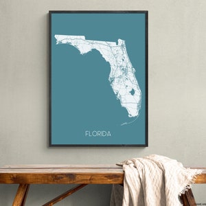 Florida Map Wall Art Print Poster - Il 300x300.5585556383 Ools 