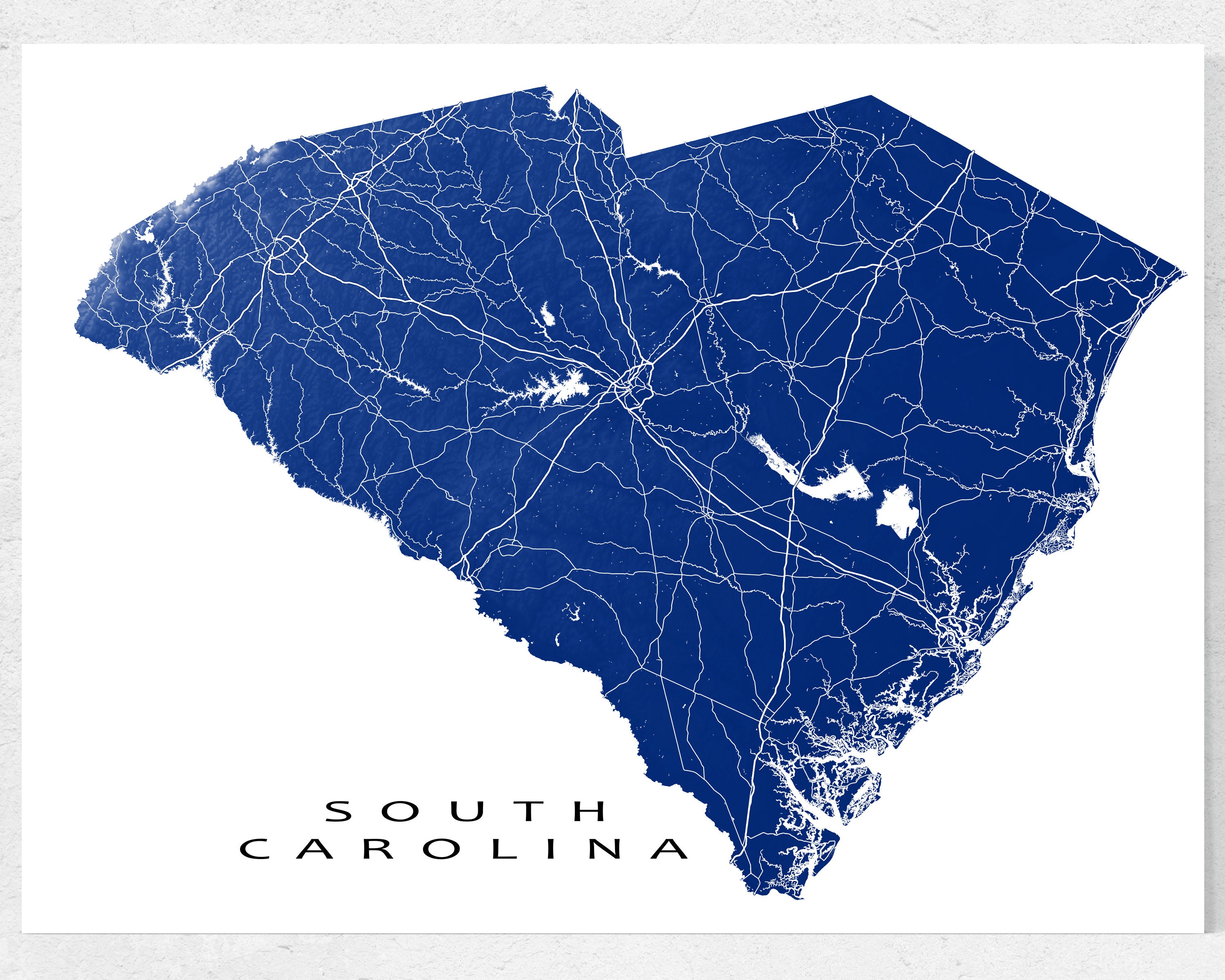 State of the art examples. South carolina map. south carolina on the usa map.