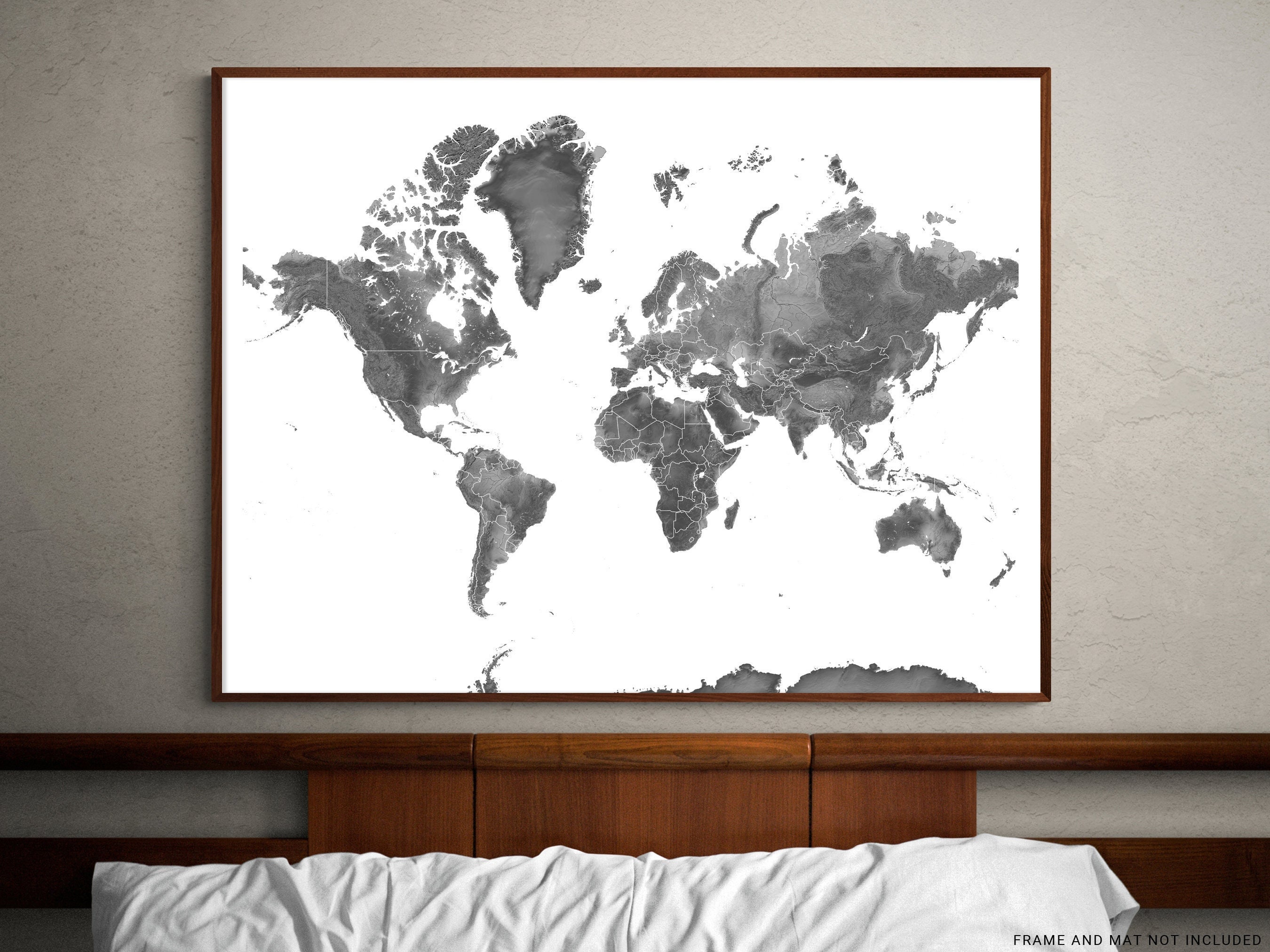 Map of Portugal black & white Maps of all cities and countries for your wall