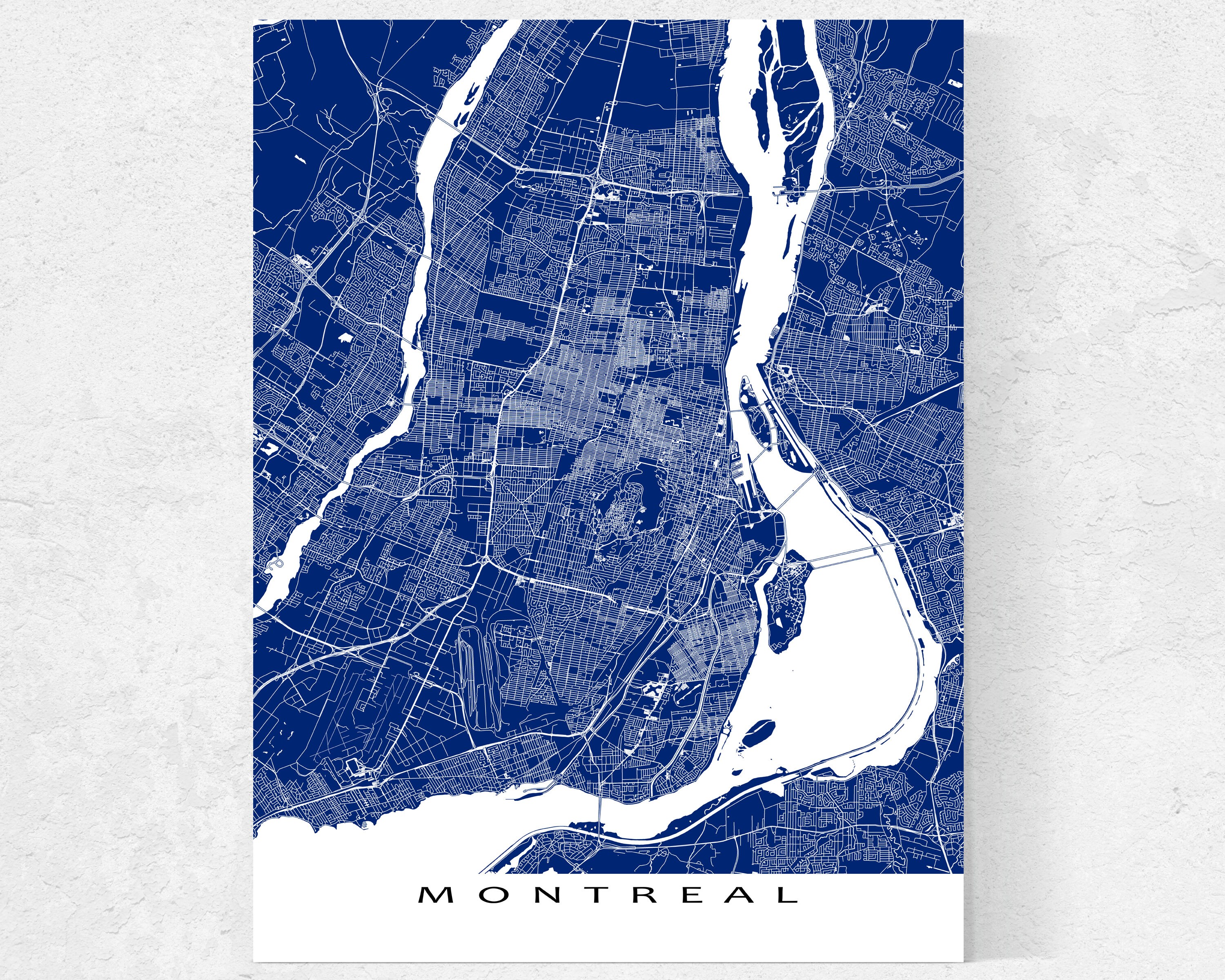 Street Art Montreal Map Montreal Map Print And Montreal Poster For Montreal Art Prints | Etsy Uk