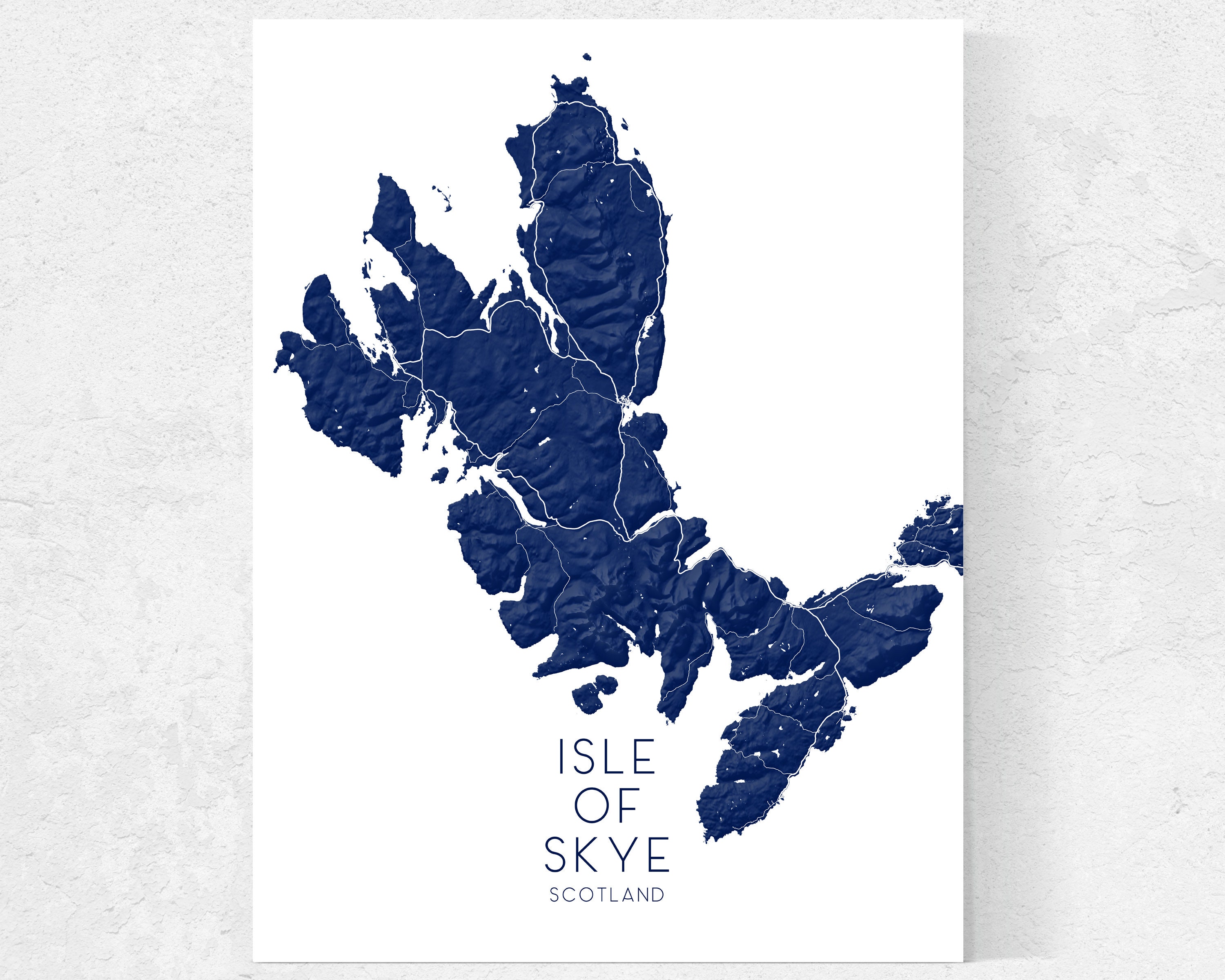Isle of Skye Map - Etsy
