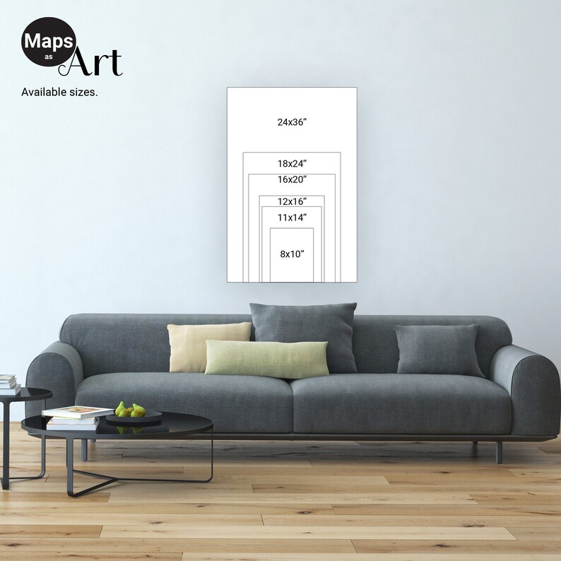 Baja California Map Poster and Baja Map Print for Baja Mexico Art Prints and Baja Travel Gifts Cabo San Lucas