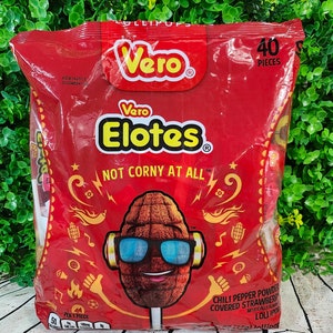 Vero Elotes Paletas Mexican Candy | Dulces Mexicanos | Chille Candy | Mixed Candy | Dulces | Dulces Enchilados | Spicy Candy