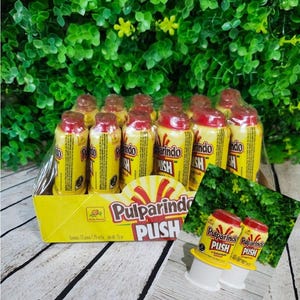 Pulparindo Push Mexican Candy | Dulces Mexicanos | Chille Candy | Mixed Candy | Dulces | Dulces Enchilados | Spicy Candy