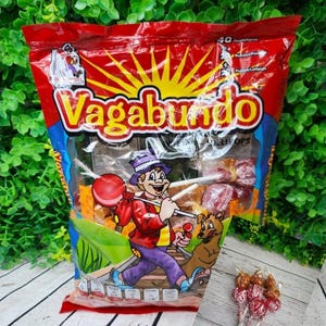 Vagabundo Paletas Mexican Candy | Dulces Mexicanos | Chille Candy | Mixed Candy | Dulces | Dulces Enchilados | Spicy Candy