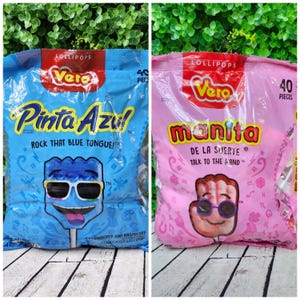 Manita Paletas Mexican Candy | Dulces Mexicanos | Chille Candy | Mixed Candy | Dulces | Dulces Enchilados | Spicy Candy