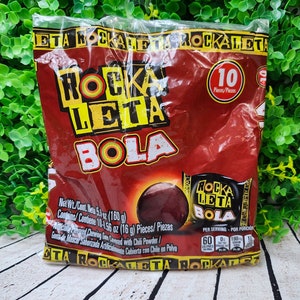 Rockaleta Bola Mexican Candy | Dulces Mexicanos | Chille Candy | Mixed Candy | Dulces | Dulces Enchilados | Spicy Candy