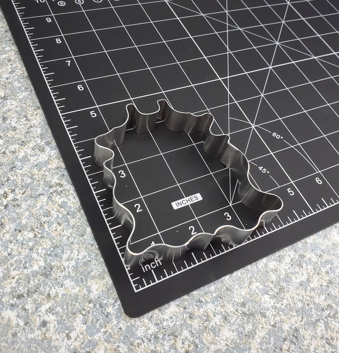 Cowhide Metal Cookie Cutter / Cookie Cutters / Metal Cookie Etsy