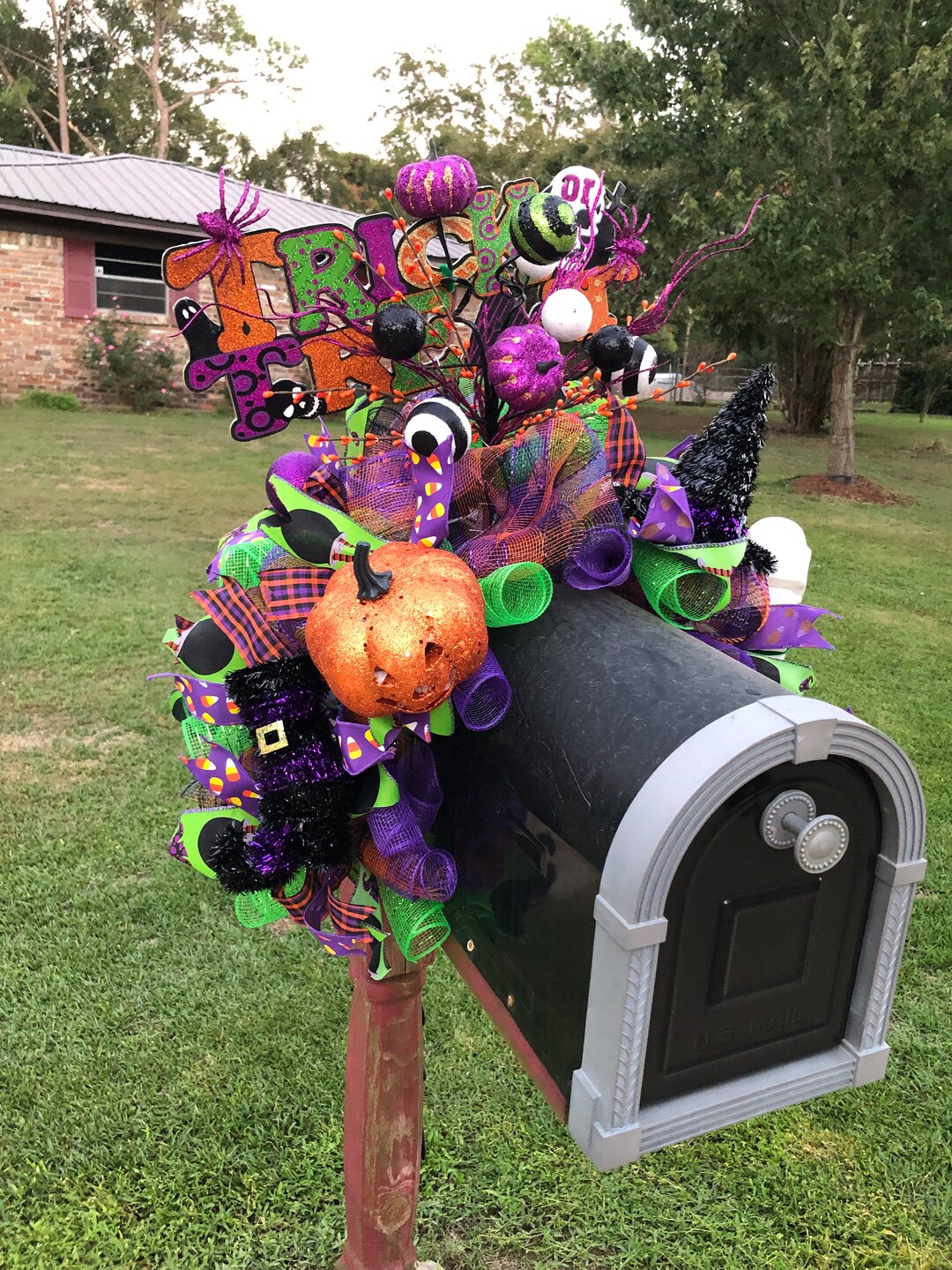 2023 Halloween Mailbox Swag, Mailbox Topper, Mailbox Decoration