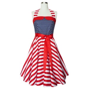 USA Flag Dress Independence Day Dress 4th July Dress Patriotic - Etsy
