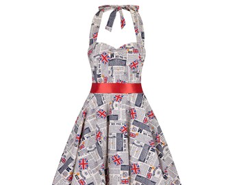 union jack swing dress