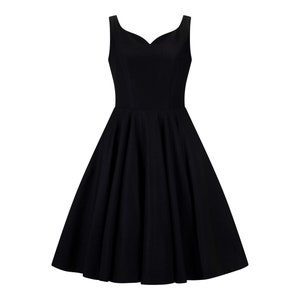 Black Dress Prom Dress Bridesmaid Dress 70s Midi Dress Vintage Dress ...