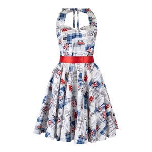 union jack swing dress