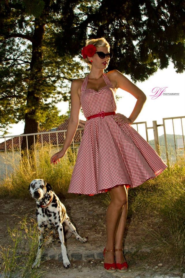 Robe vichy vintage sale