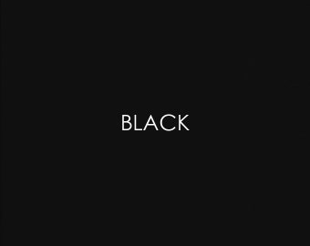 Black Cotton Fabric - Lightweight Solid Plain Cotton, Quilting & Apparel - By the Yard