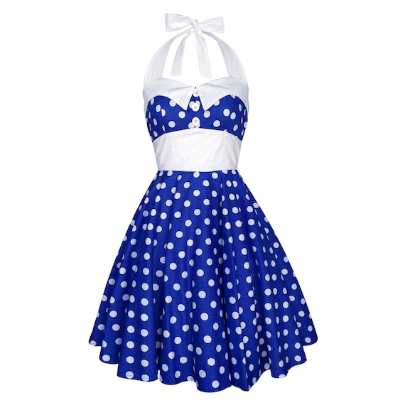 Blue and white vintage dress sale
