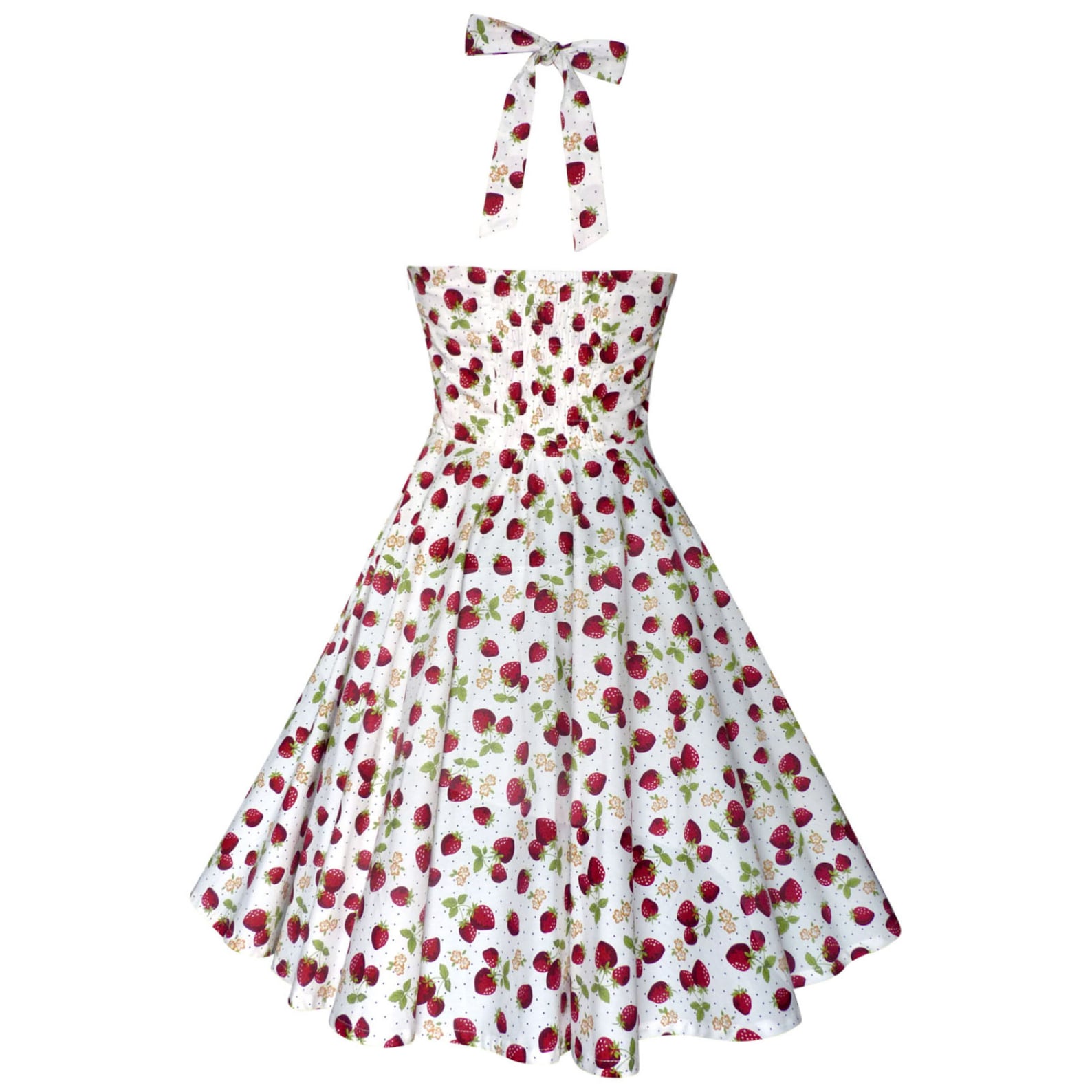 Strawberry Dress Summer Dress Women Sundress Fruit Print - Etsy