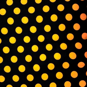 Orange Tupfen-Stoff 100% Baumwolle Stoff für SONDERBESTELLUNG oder Masse Lager - Blumenstoff Halloween Stoff Gingham Stoff Gesichtsmaske Stoff