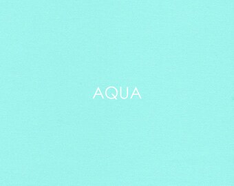 Aqua Cotton Fabric – Lightweight Solid Plain Quilting Apparel Fabric