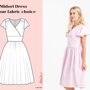 MIDORI CUSTOM MADE Dress in Your Choice of Fabric! Vintage Dress Pinup Dress Retro Dress 50s Dress Bridesmaid Dress Party Dress Prom Dress