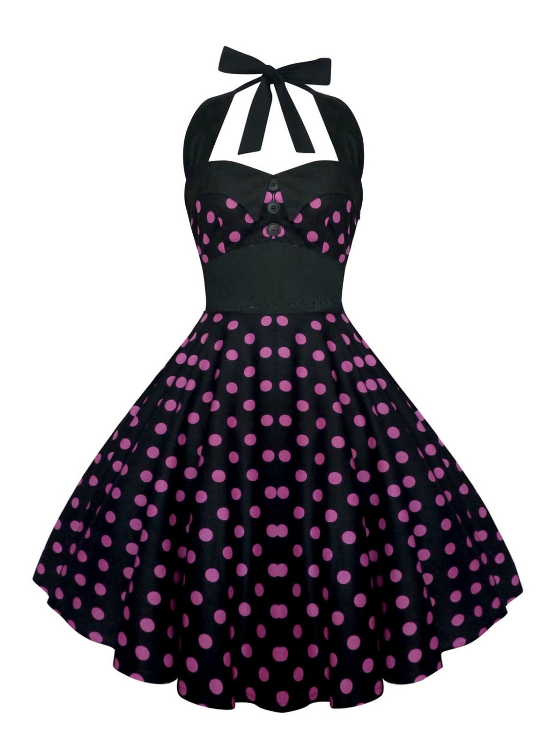 Polka Dot Dress Black Pink Dress Pin Up Dress Rockabilly Dress Etsy Polka Dot Dress Black Pink Dress Pin Up Dress Rockabilly Dress Etsy
