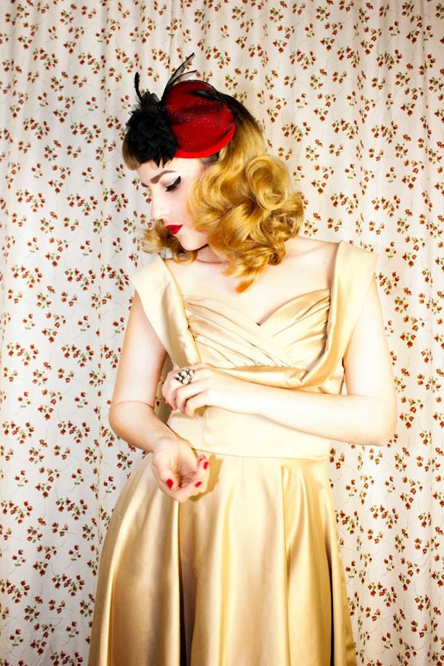 gold pin up dress BABY PLEASE MINI DRESS IN GOLD  AKIRA