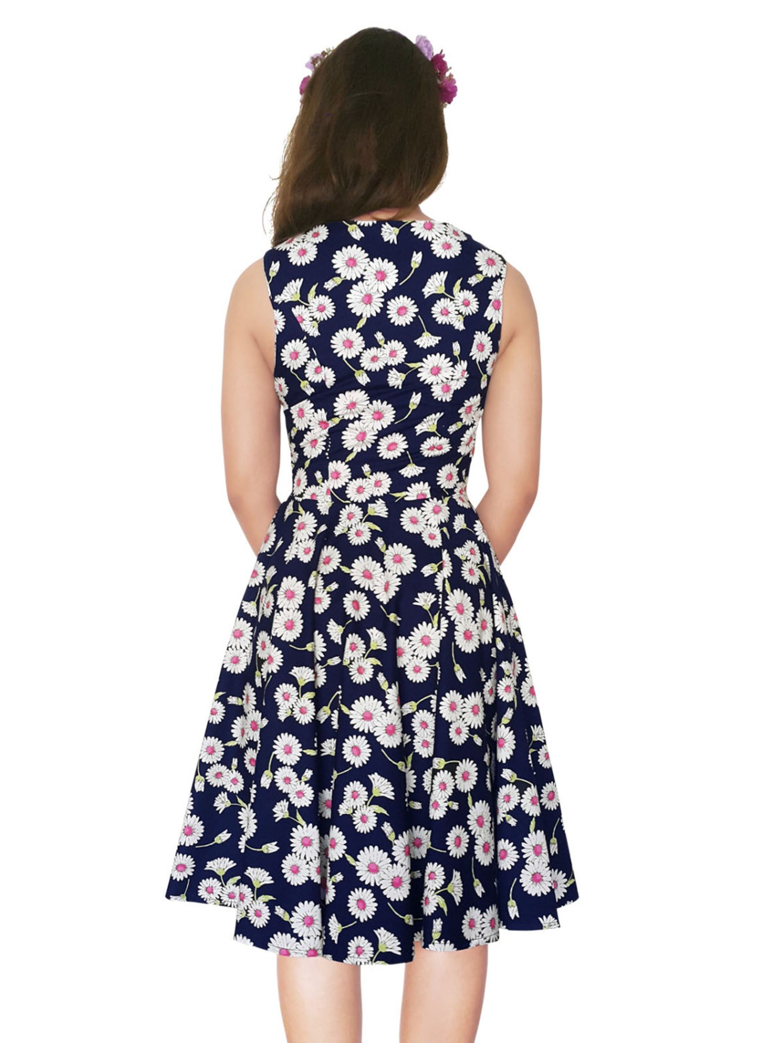 Daisy Flower Dress Spring Dress Summer Dress Daisy Floral Etsy UK