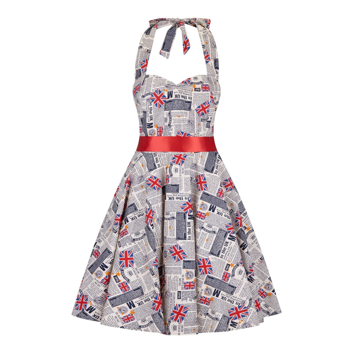 Union Jack Dress British Flag UK Flag Dress United Kingdom Etsy