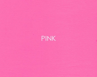 Tessuto di cotone rosa – Leggero, tinta unita pastello, per quilting, abbigliamento e cucito, tagliato su misura