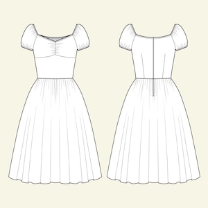 LUNA CUSTOM MADE Dress in Your Choice of Fabric Vintage Dress Pin up Dress 50s Dress Bridesmmaid Dress Party Dress Prom Dress Plus Size